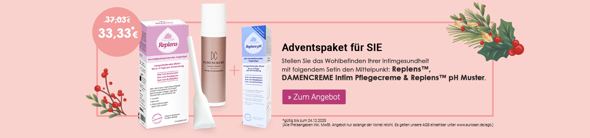 Adventsangebot für SIE